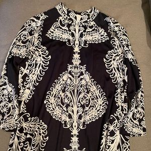 Free People EUC black and white dress XS